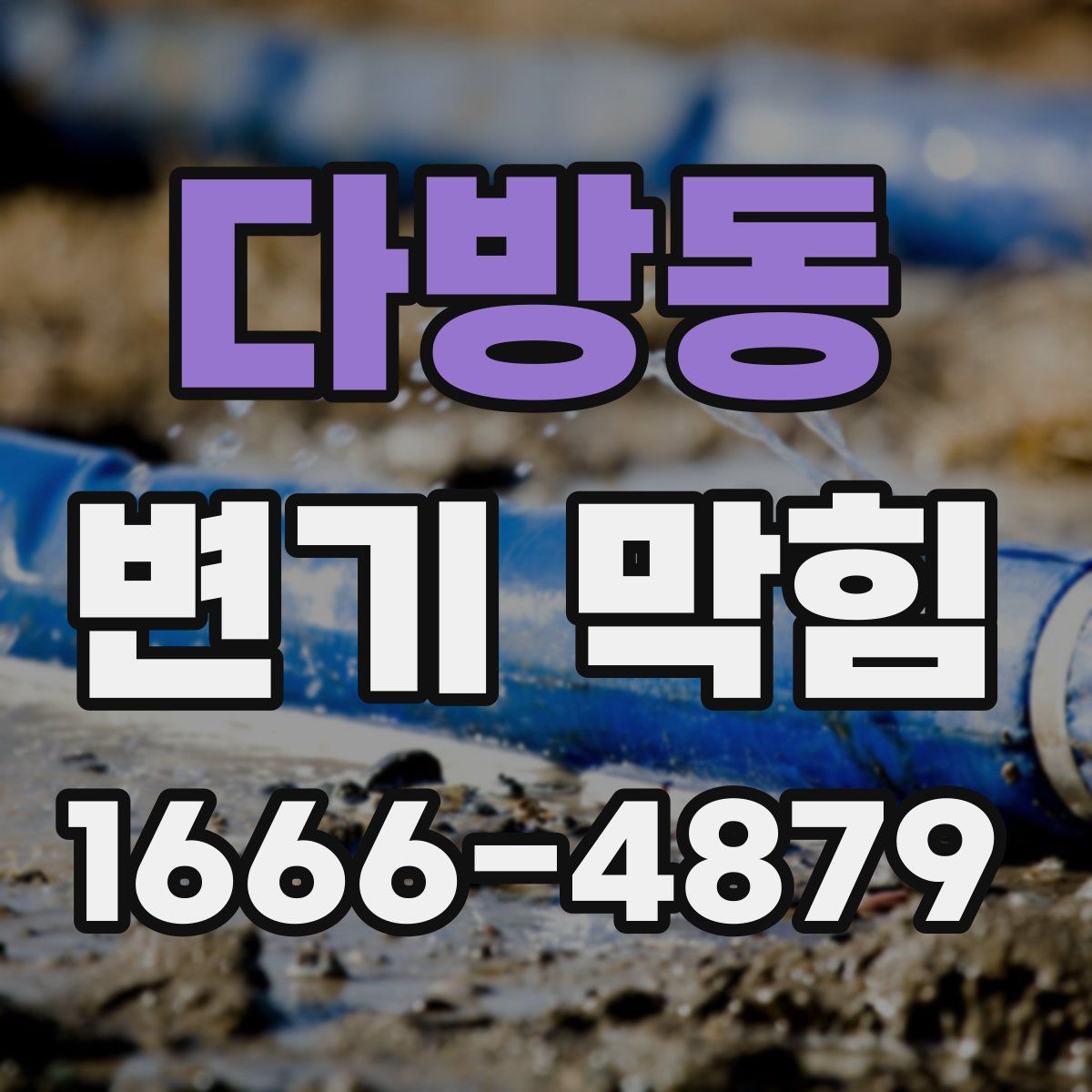 다방동 변기 막힘