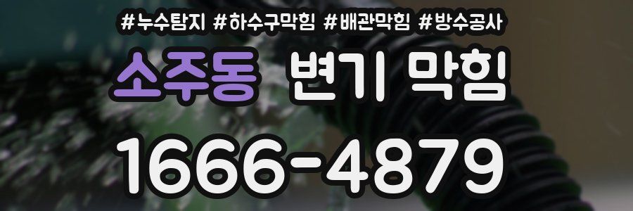 소주동 변기 막힘