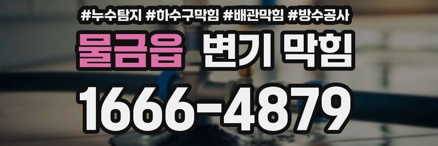 물금읍 변기 막힘