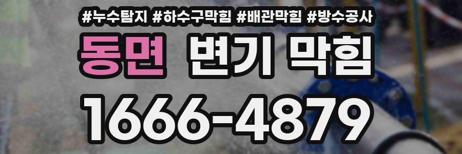 동면 변기 막힘
