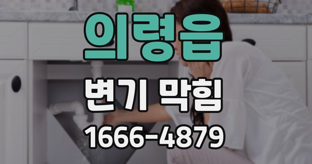 의령읍 변기 막힘