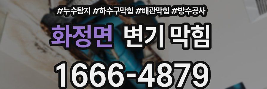 화정면 변기 막힘
