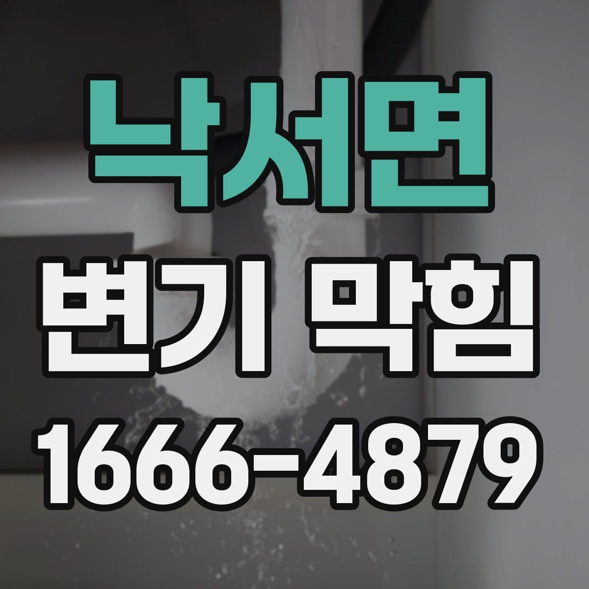 낙서면 변기 막힘