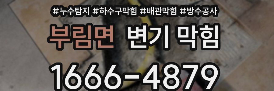 부림면 변기 막힘