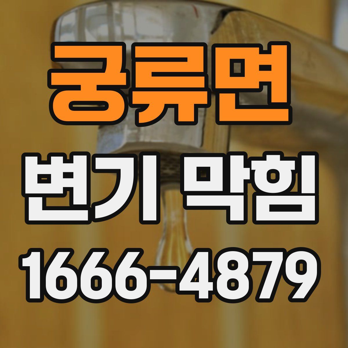 궁류면 변기 막힘