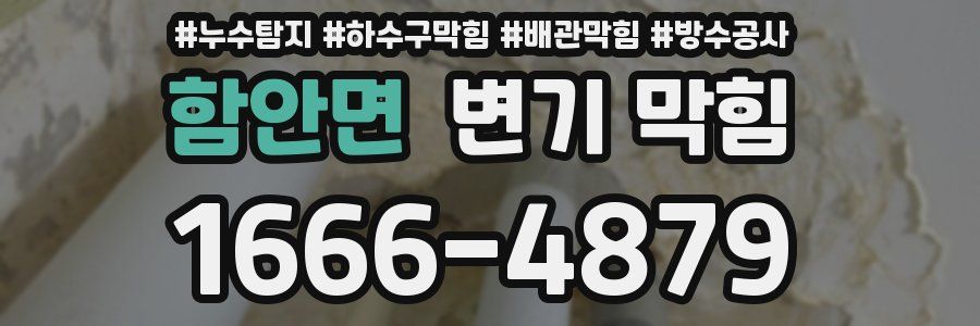함안면 변기 막힘