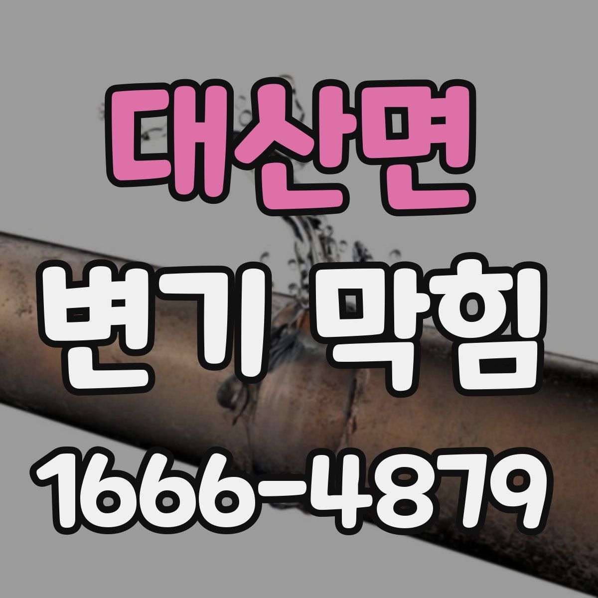 대산면 변기 막힘