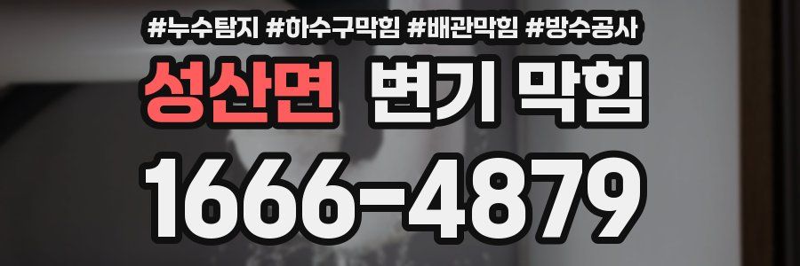 성산면 변기 막힘