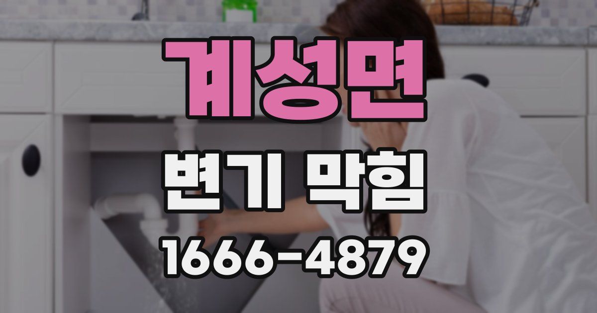 계성면 변기 막힘
