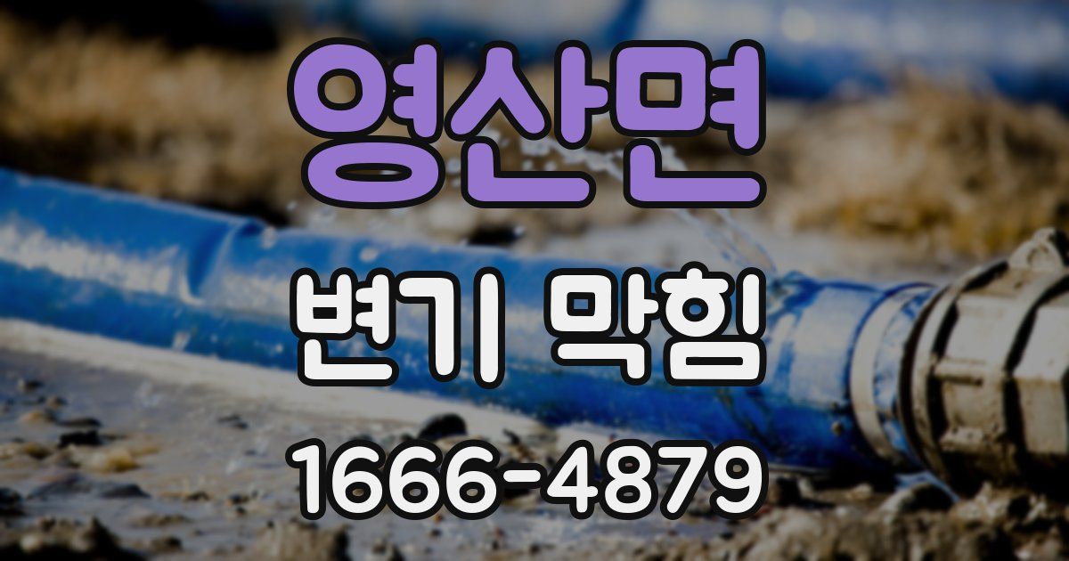 영산면 변기 막힘