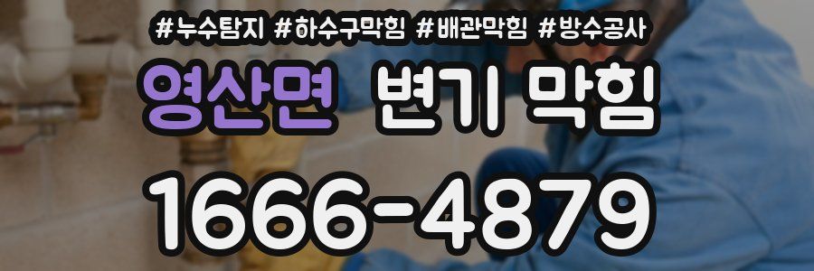 영산면 변기 막힘