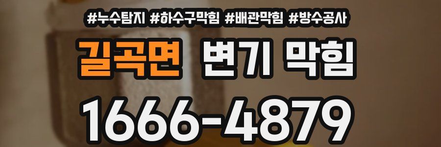길곡면 변기 막힘