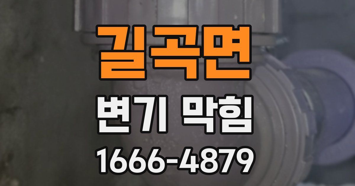 길곡면 변기 막힘