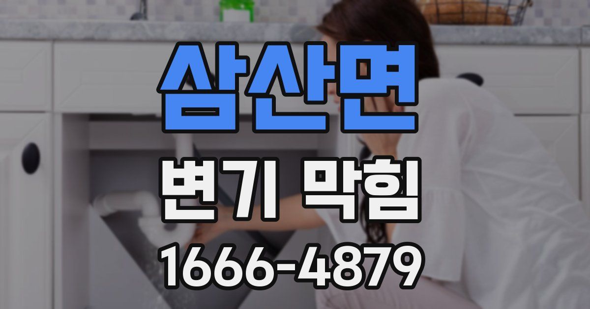 삼산면 변기 막힘