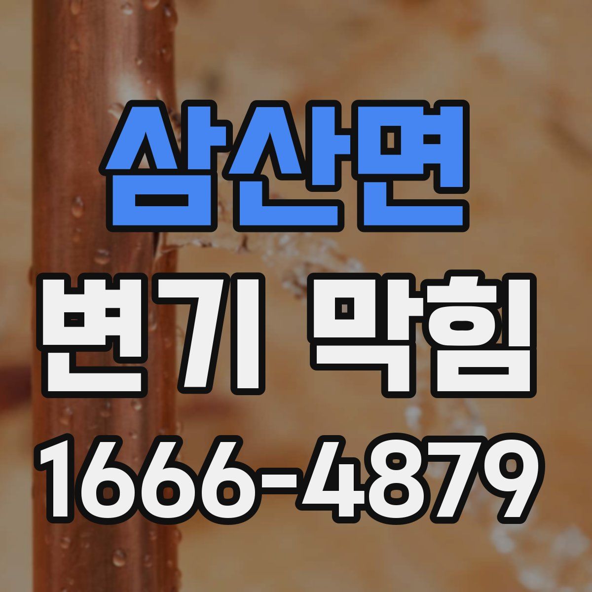 삼산면 변기 막힘