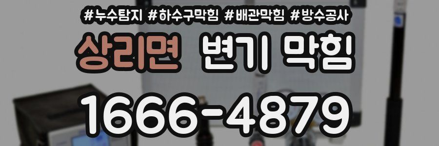 상리면 변기 막힘