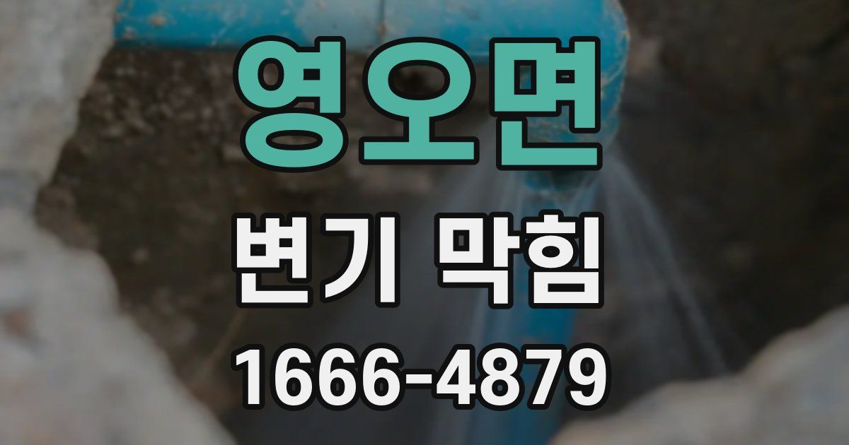 영오면 변기 막힘