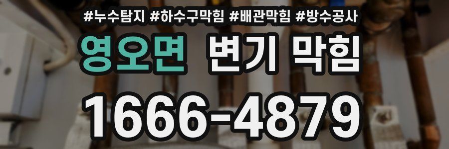 영오면 변기 막힘