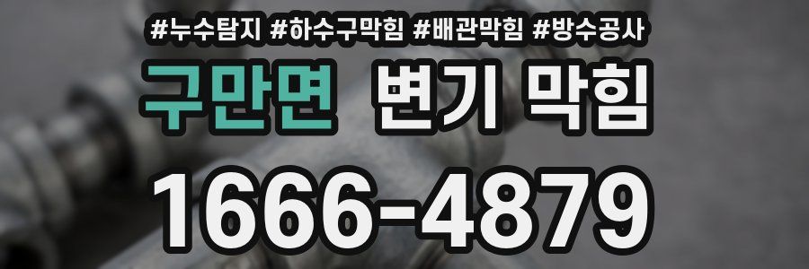구만면 변기 막힘