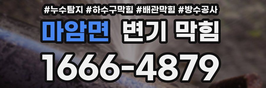 마암면 변기 막힘
