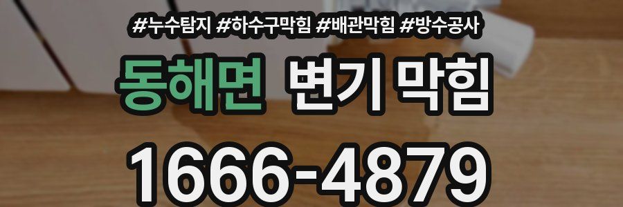 동해면 변기 막힘