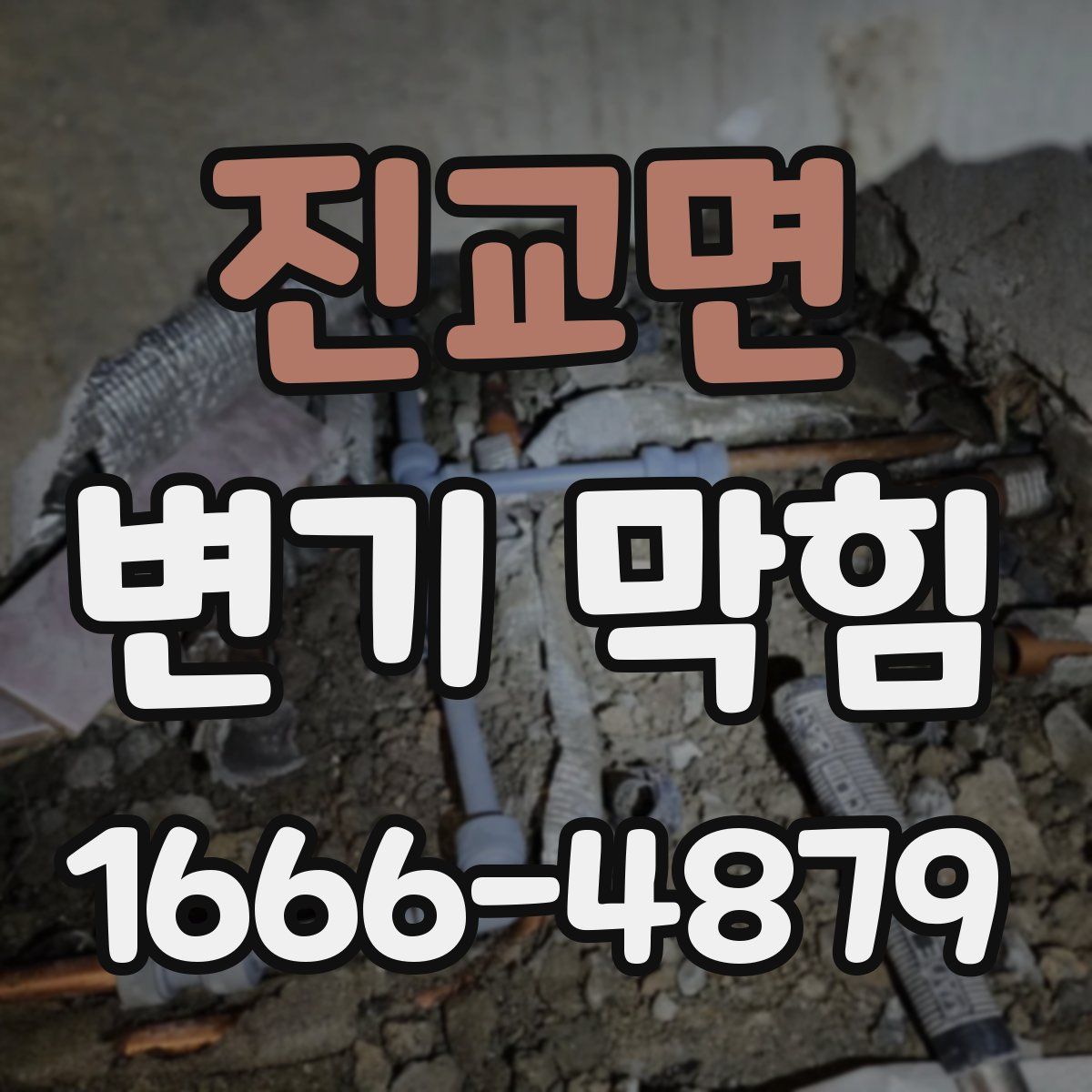 진교면 변기 막힘