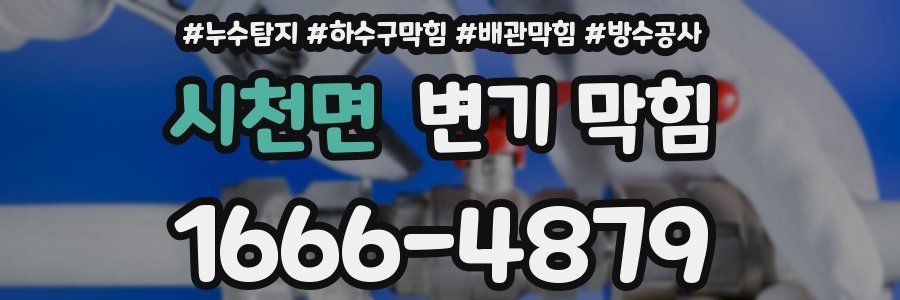 시천면 변기 막힘