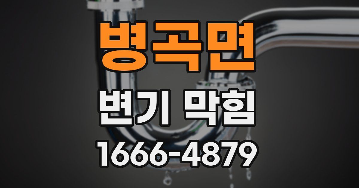 병곡면 변기 막힘