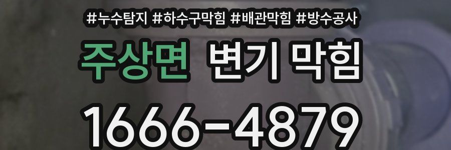 주상면 변기 막힘