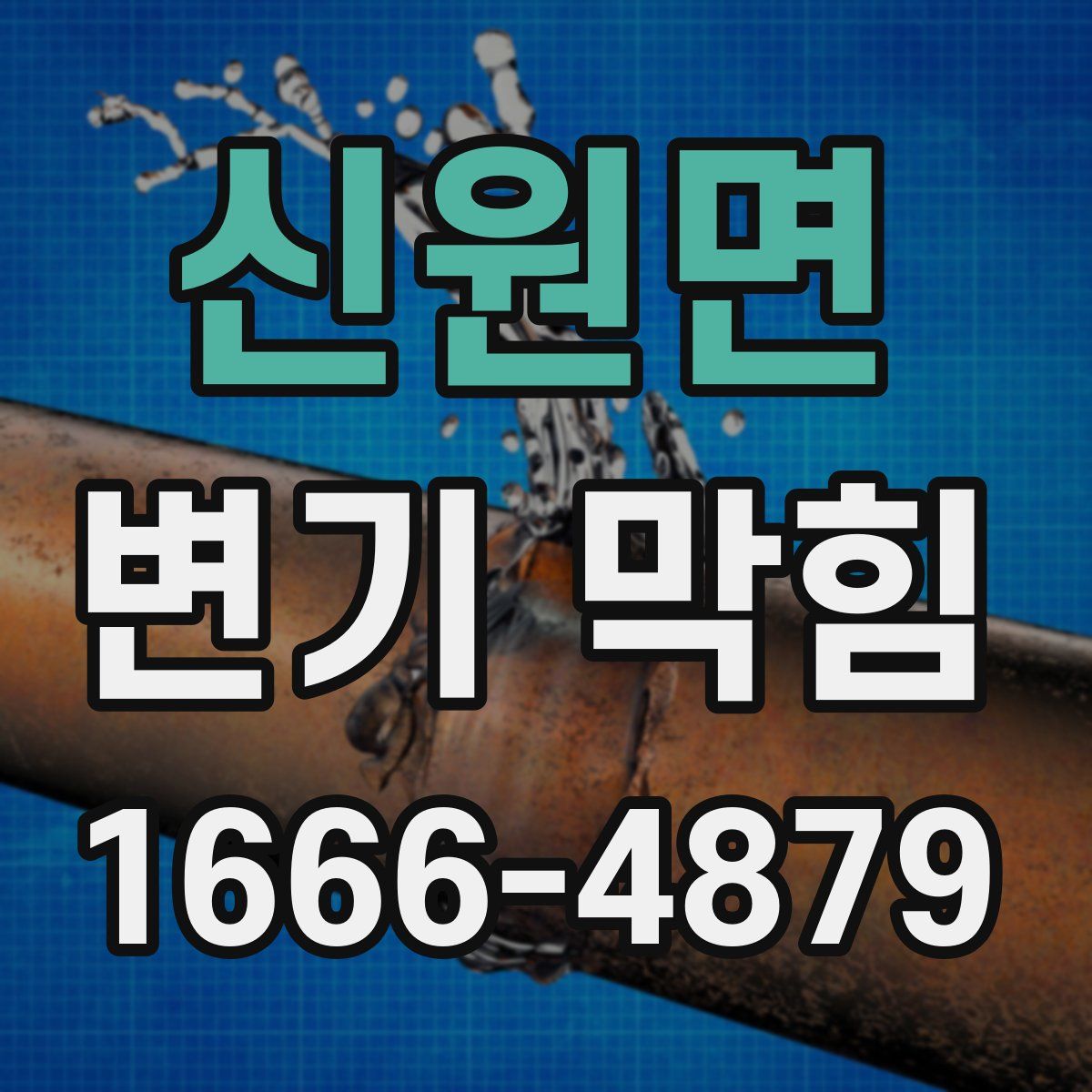 신원면 변기 막힘