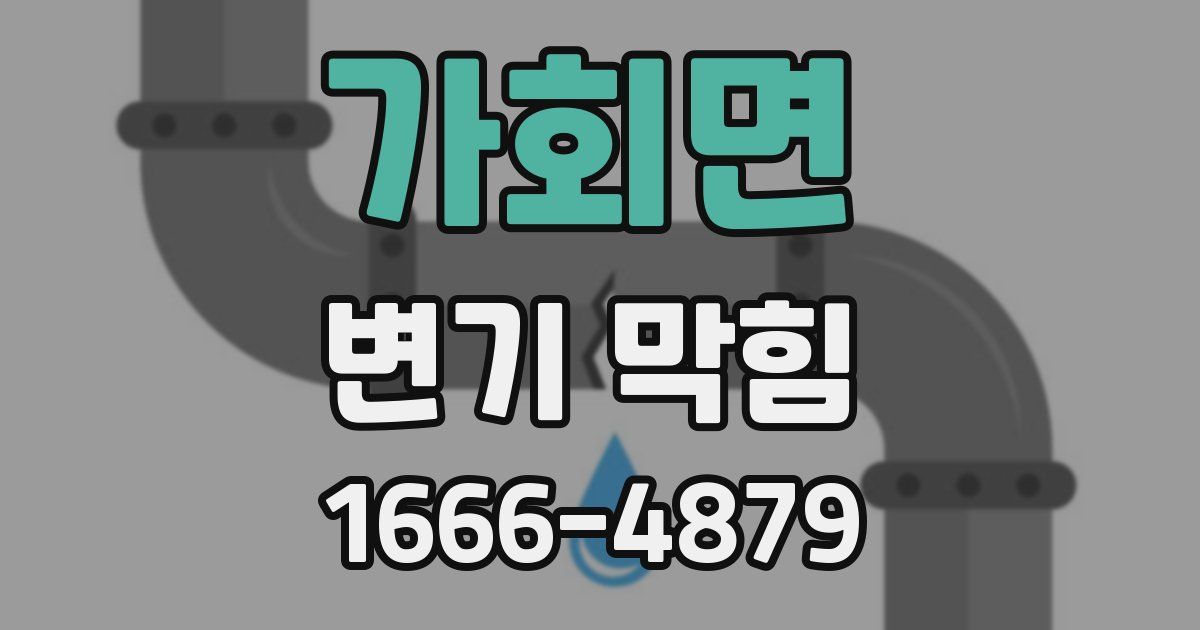 가회면 변기 막힘