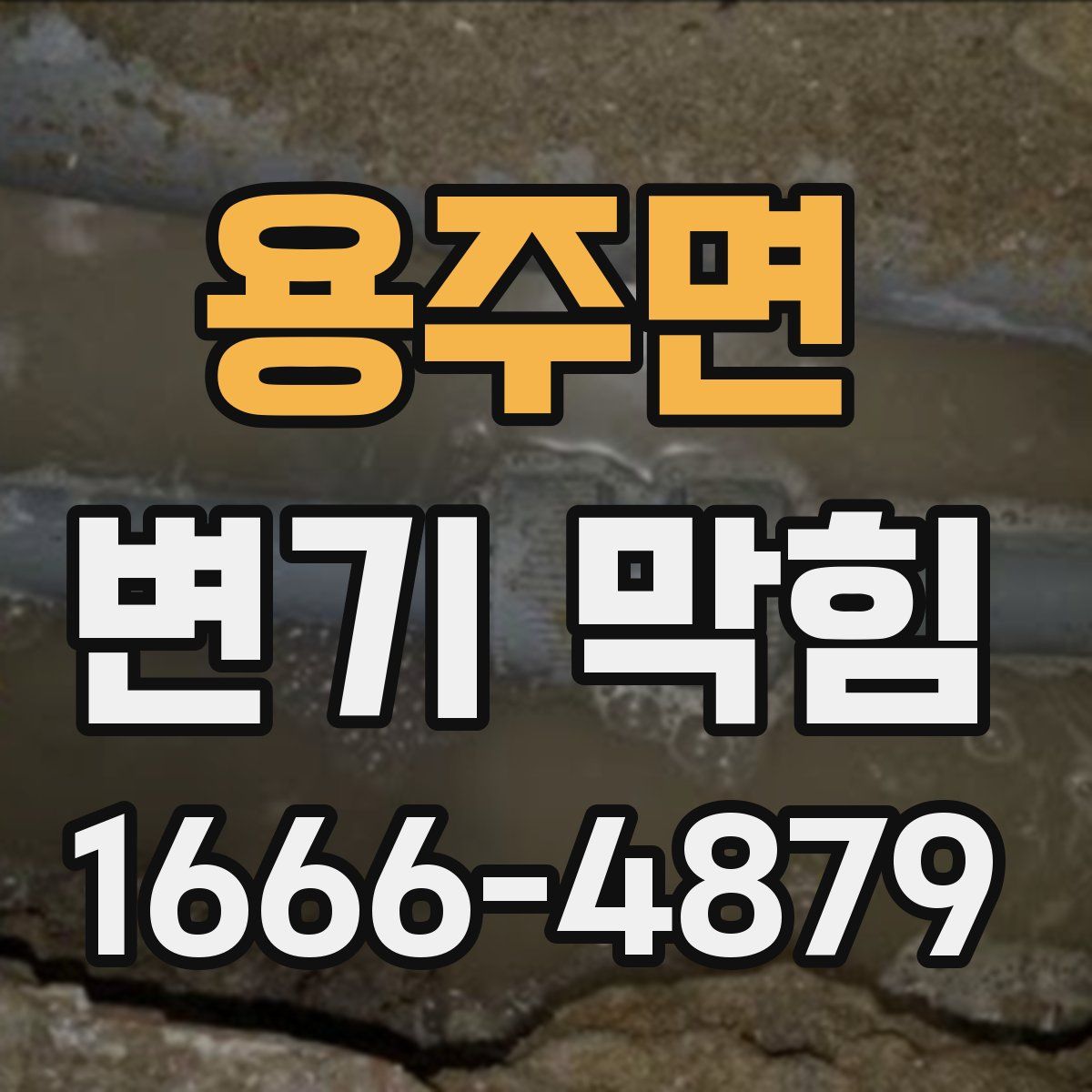 용주면 변기 막힘