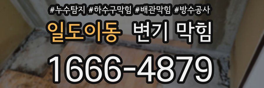 일도이동 변기 막힘