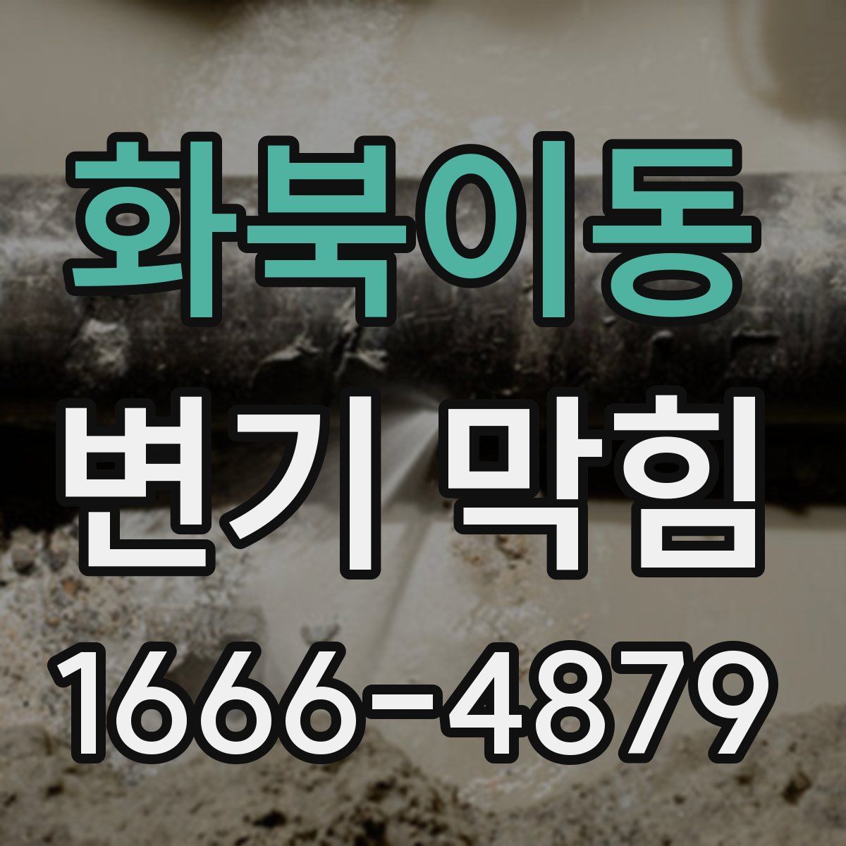 화북이동 변기 막힘