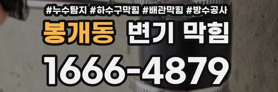 봉개동 변기 막힘