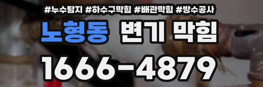 노형동 변기 막힘