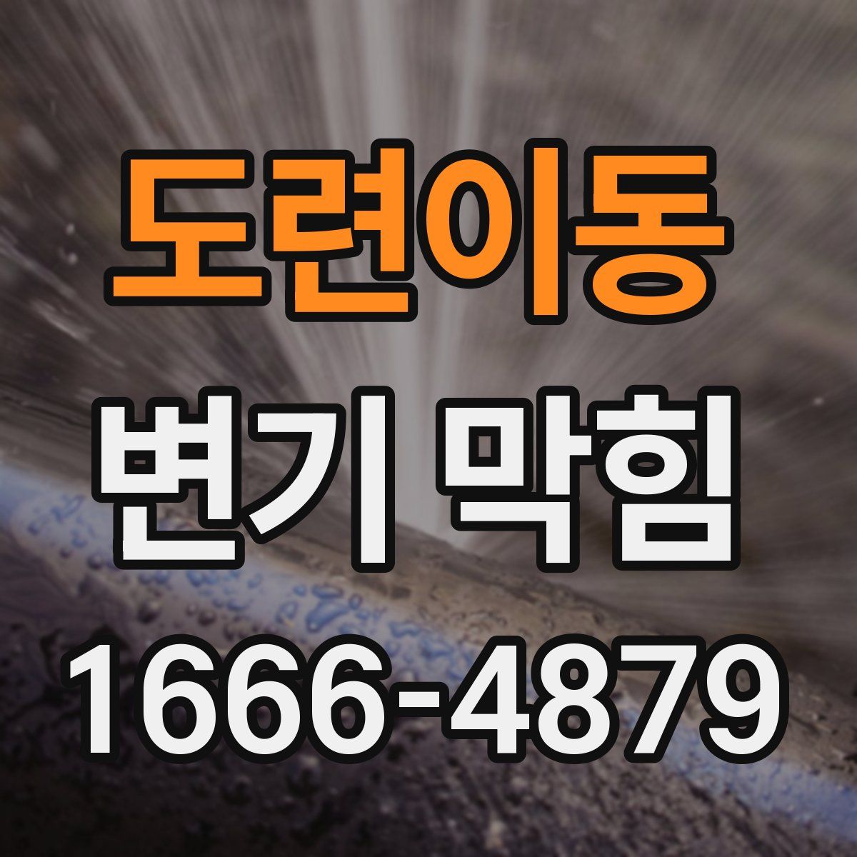 도련이동 변기 막힘