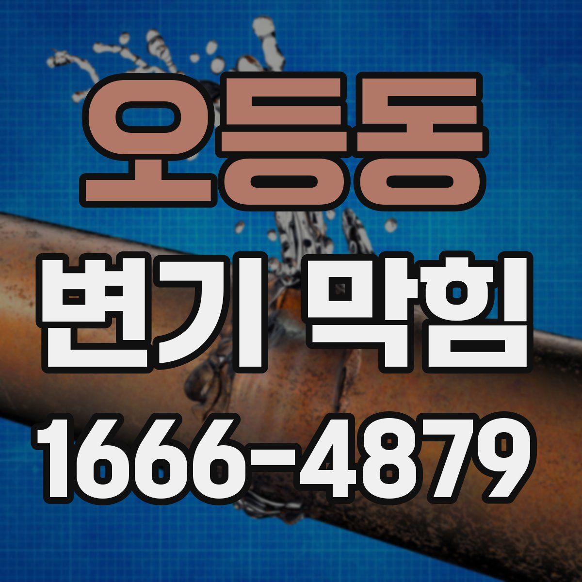 오등동 변기 막힘