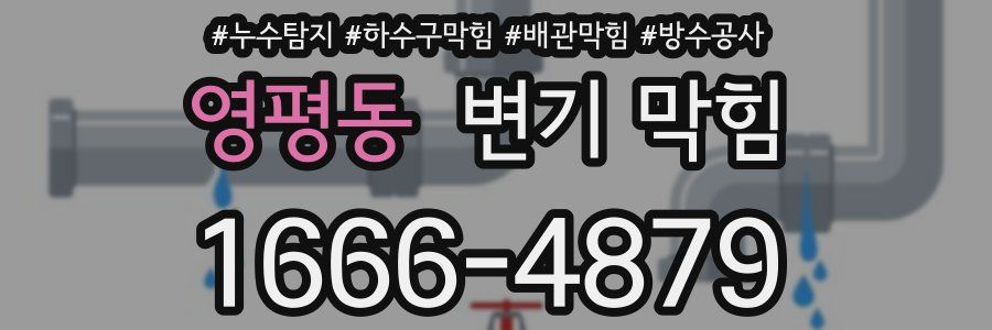 영평동 변기 막힘