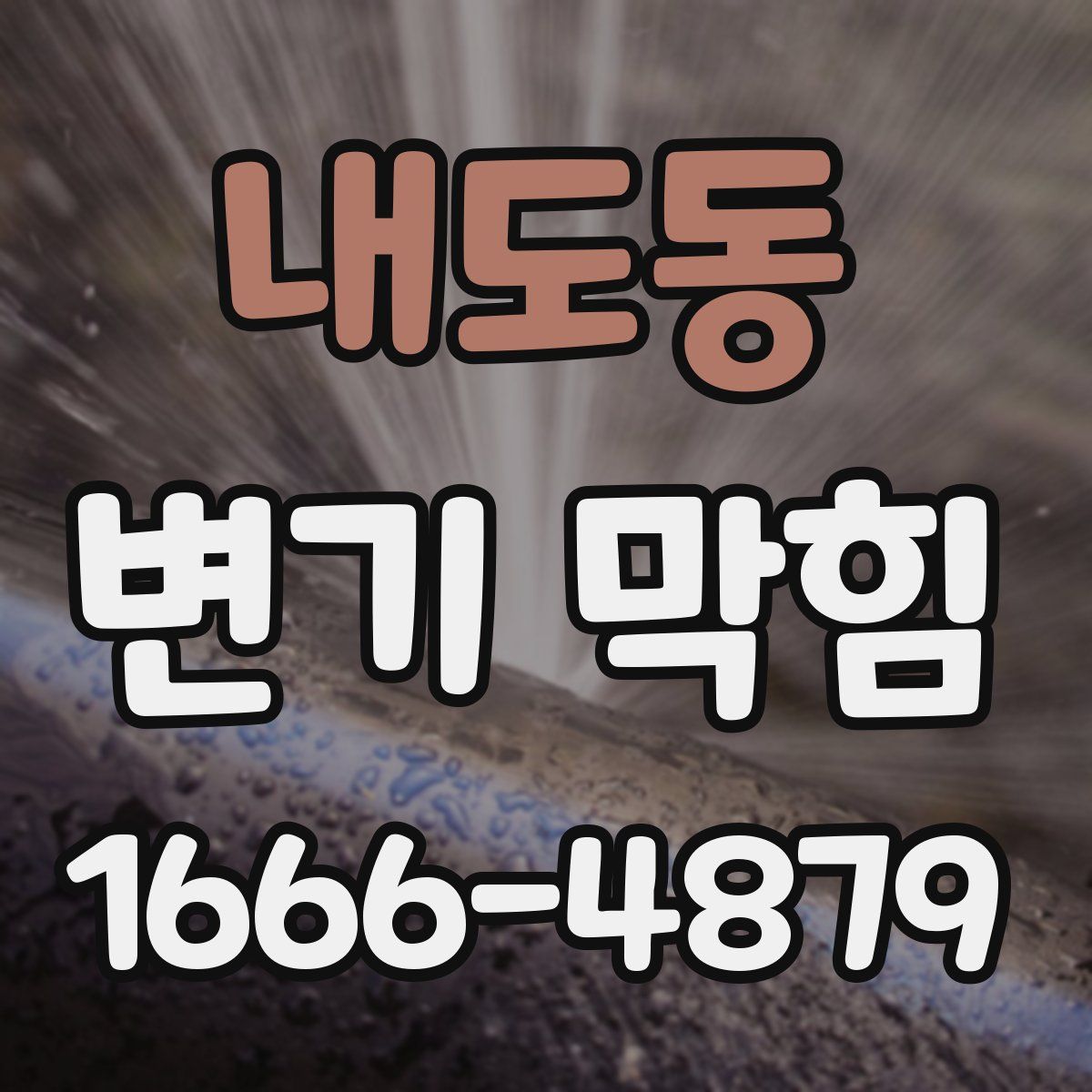 내도동 변기 막힘