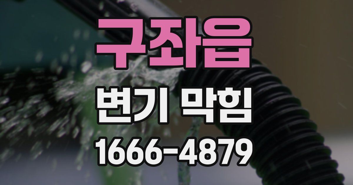 구좌읍 변기 막힘