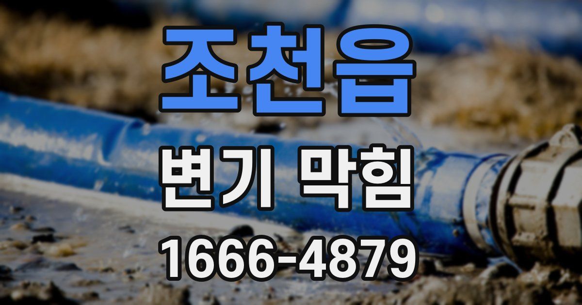 조천읍 변기 막힘