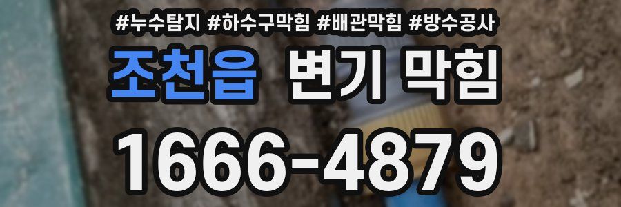 조천읍 변기 막힘