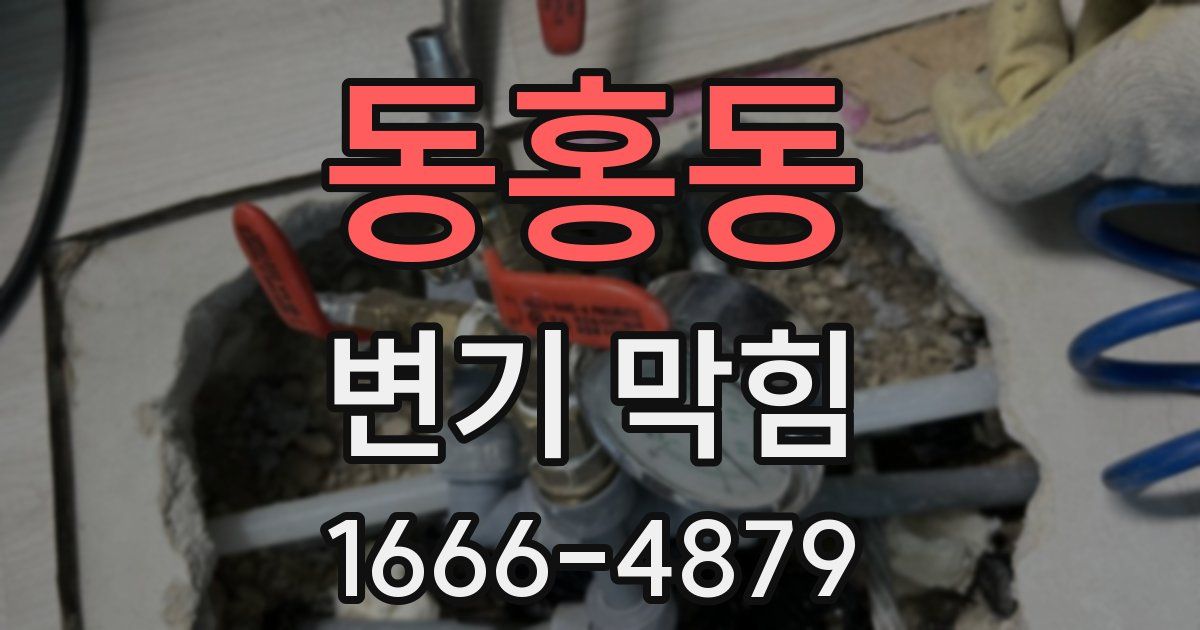 동홍동 변기 막힘