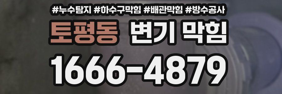 토평동 변기 막힘