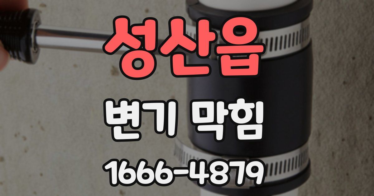 성산읍 변기 막힘
