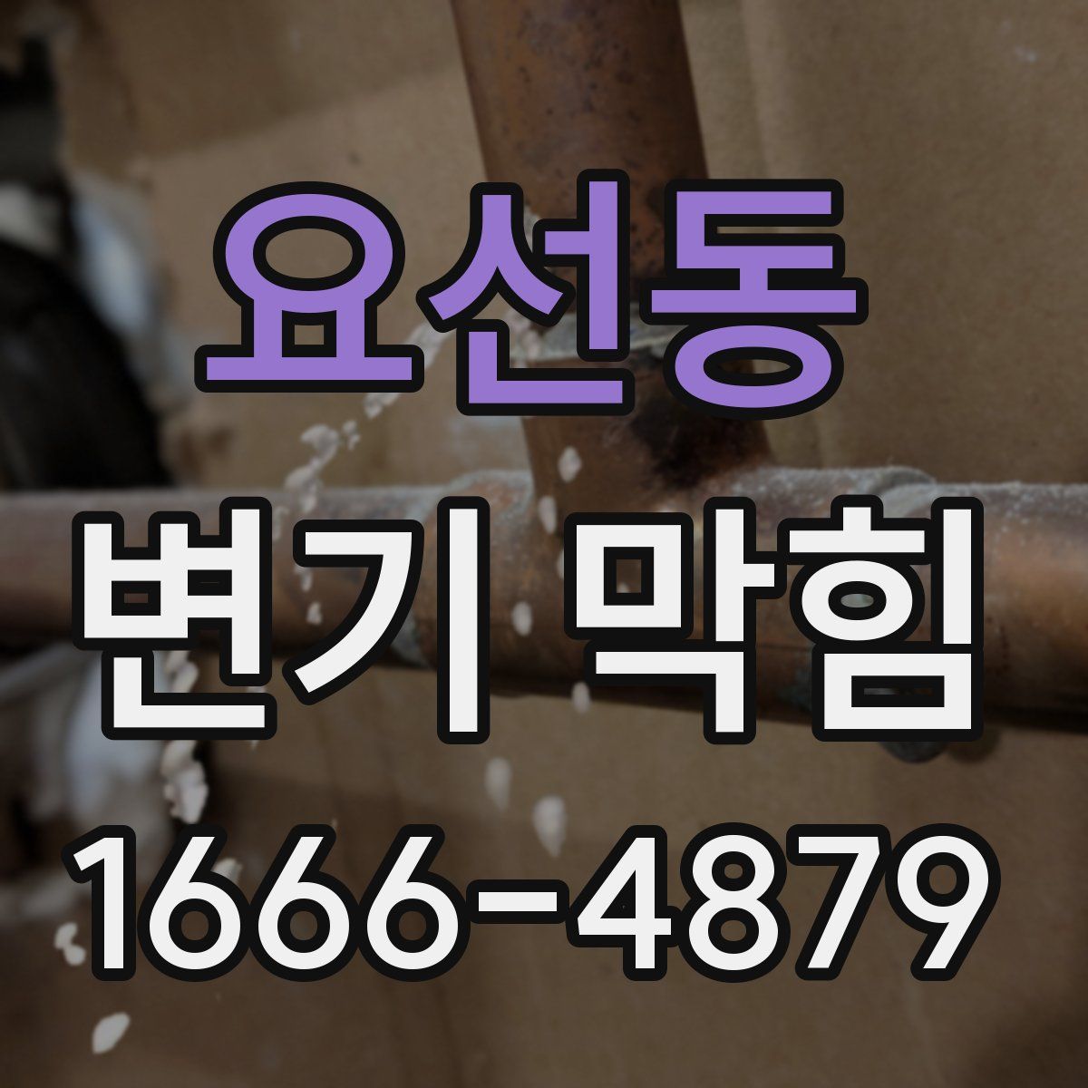 요선동 변기 막힘