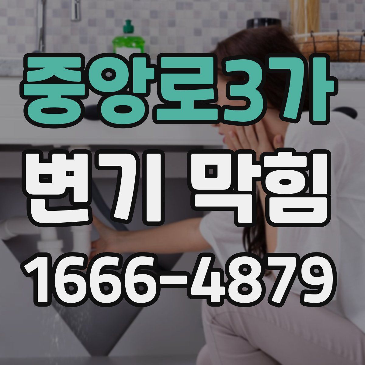 중앙로3가 변기 막힘