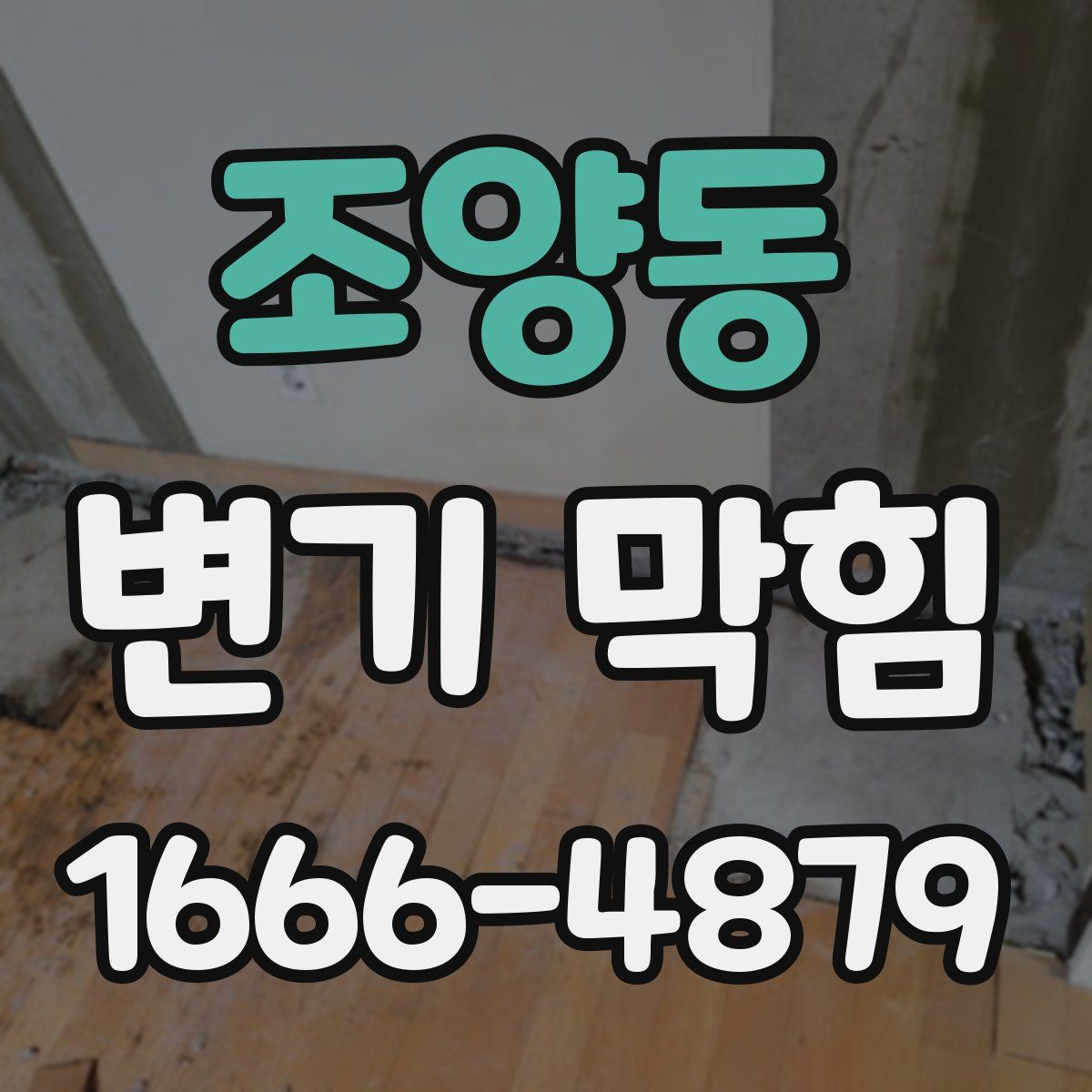 조양동 변기 막힘