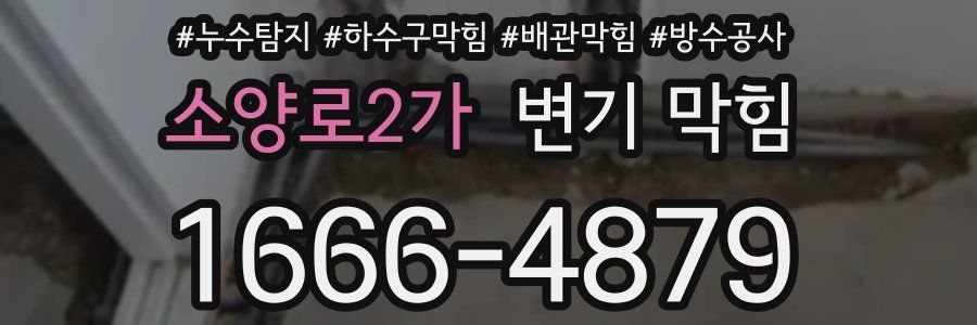 소양로2가 변기 막힘